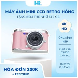 Máy ảnh Digital mini CCD hồng
