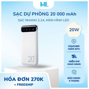 Sạc dự phòng 20.000 mAh